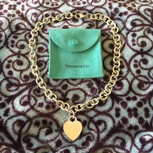 Tiffany & Co Authentic Vintage Tiffany Heart Tag Necklace